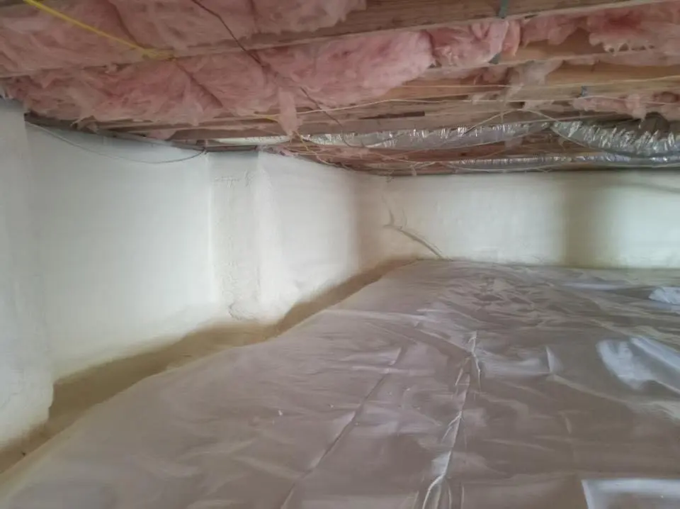 Crawl space encapsulation with closed-cell spray foam for Spray Foam Roofing in Pearl City